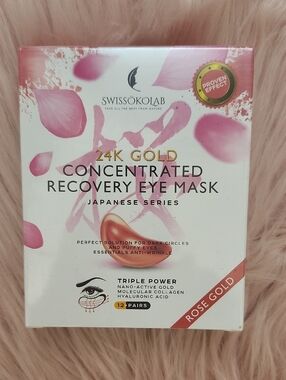 Brand New SWISSOKALAB 24K GOLD CONCENTRATED RECOVERY EYE MASK